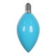 thumbnail image 1 of Adorno Bombilla C9 Esmalte Azul Vickerman 15.5 cm Irrompible, 1 of 1