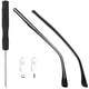 thumbnail image 1 of 1 par de patillas de repuesto para gafas, universales, de metal., 1 of 8