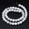 thumbnail image 3 of Round Natural Howlite Bead Strands 6mm Hole: 1mm about 58~60pcs/strand 15 inch, 3 of 3
