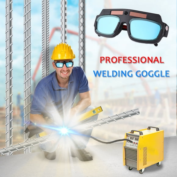 TFixol Solar Energy Auto Darkening Welding Safety Goggles Anti UV Weld Professional Glasses Protect Eyes