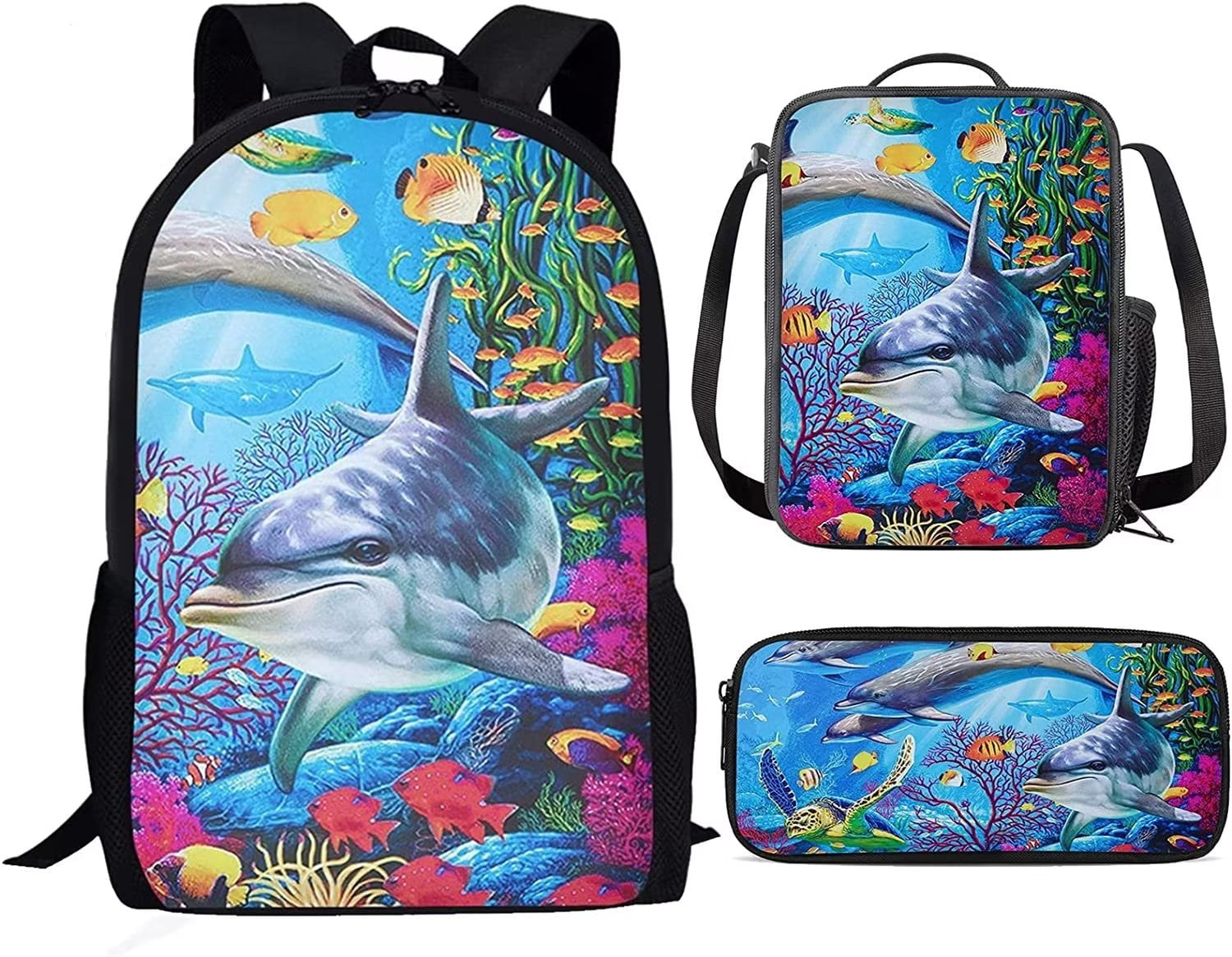 Dolphin Plush Pencil Bag Small PC-581 - Trendyol