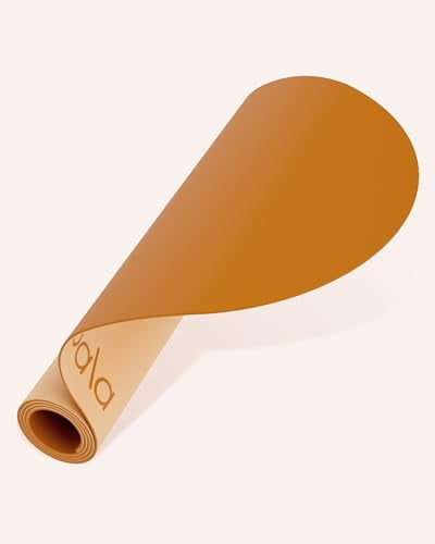 Bala Yoga Mat for Home Gym, 8mm (Sand) - Non Slip Exercise Mat for Home Workout