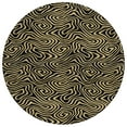 thumbnail image 2 of Addison Rugs Chantille Indoor/Outdoor Transitional Swirls Black Washable Round Rug, 8' x 8', 2 of 6