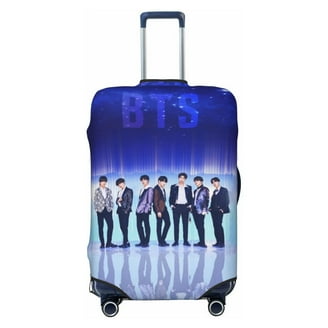 Kpop BTS Travel Luggage Cover, Colorful Suitcase Luggage Protector