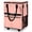 Rose Gold, variant on Reusable Grocery Bag on 5 Wheels, Foldable Rolling Tote Bag with Handle and Zipper Cover, 4 Pockets, Heavy Duty Shopping Cart for Laundry, Market & Trave (Rose Gold, Medium_67L)