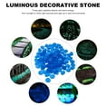 thumbnail image 3 of Oraceous 100pcs Glow in The Dark Garden Pebbles Stones Rocks for and Walkways Decor DIY Decorative Luminous Stones Blue, 3 of 10