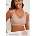 thumbnail image 4 of MINTREUS Womens Wireless Bras V Mesh Comfortable Bralette Supportive Tshirt Bra No Underwire Seamless Push Up, 4 of 8