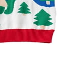 thumbnail image 5 of GYRATEDREAM Toddler Boys Girls Sweatshirts Christmas Reindeer Fleece Crewneck Pullover Xmas Winter Warm Sweaters Tops for 3-4Y Blue, 5 of 9