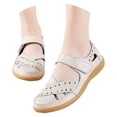 thumbnail image 2 of Daolelai Women's Casual Shoes Flat Solid Color Hollow Casual Moccasins Soft Sole Comfortable Casual Shoes, 2 of 9