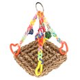 thumbnail image 4 of Bird Climbing Net Colourful Swing Hammock Chewing Hanging Mat for Decoration Playing S, 4 of 9