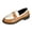Brown, variant on EliteGoogv Womens Tassel Loafers Low Heel Slip On Comfortable Walking Shoes For Women Casual Daily Footwear US:9.5