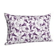 thumbnail image 2 of Vsdgher Violets Flowers Print Pillow Cases -Iconic Collection Pillowcases -Extra Soft, Not easy to deform,not pilling Export quality, 2 of 8