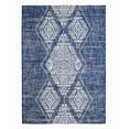 thumbnail image 3 of FH Home Outdoor Area Rug - Waterproof Easy to Clean Stain Resistant - Patio Indoor Outdoor Porch Deck Balcony Entryway - Boho Moroccan - Ariana - Blue - 7ft 10in x 10ft 9in, 3 of 5