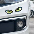 Rearview Mirror Creative 3D Stereo Reflective Cat Eyes Car Sticker