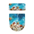 thumbnail image 5 of HELLHERO Starfish and Seashell Pattern Toilet Seat Covers & 2 Piece Toilet Protector Cover & Universal for Toilet, 5 of 8