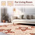 thumbnail image 2 of ODIKA 8' Machine Washable Non-Slip Area Rug, Artisan Sea with Flowing Oceanic Details High Traffic Rug, Beige, 306277, 2 of 7