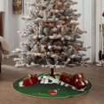 thumbnail image 5 of Salouo Merry Christmas Christmas Tree Skirt 48" Farmhouse Christmas Decorations Snowman Xmas Tree Skirt Tree Mat for Holiday Party Decor, 5 of 8