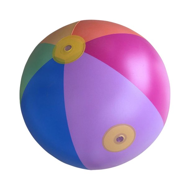 Beach Ball Sprinkler for Kids Large Rainbow Beach Ball Sprinkler Pool