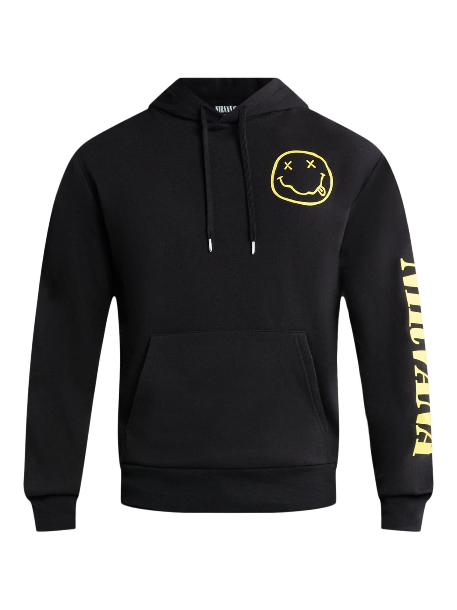 Nirvana Smiley Graphic Hoodie - men's Sizes XS-3XL - Walmart.com