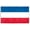 3x5 ft Nylon Flag, variant on AGAS Yugoslavia Flag 4x6 inch - 11" Plastic Pole 100% Polyester Stitched Edges Yugoslavian Mini Flag on a Stick