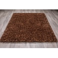 thumbnail image 2 of Utopia UT100 Brown Shag Rug 8' X 8', 2 of 7
