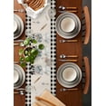 thumbnail image 3 of Chef Gnome Cake Dessert Plaid Table Runner Home Wedding Table Flag Mat Centerpieces Decoration Party Dining Long Tablecloth, 3 of 6