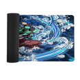 thumbnail image 3 of Demon Slayer Gaming Mouse Mat Large Mouse Mat Extended Mouse Pad Desk Mat Non-Slip Rubber Mice Pads Stitched Edges for Computer, Office, Keyboard And Laptop, 3 of 8
