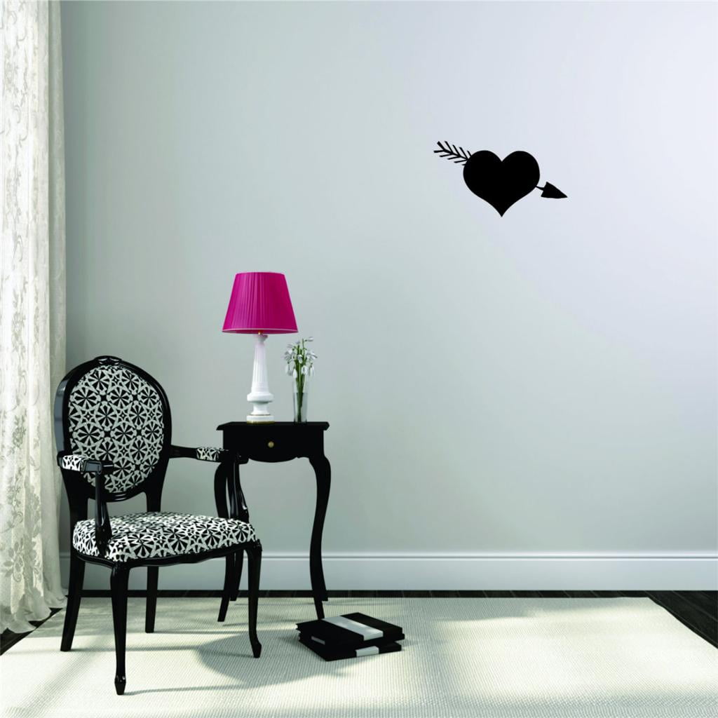 Custom Wall Decal Sticker Heart And Arrow Love Home Decor 20 x 40