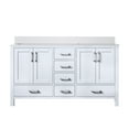thumbnail image 3 of Jacques 60 in. W x 22 in. D White Double Bath Vanity and Cultured Marble Top, 3 of 8