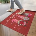 thumbnail image 5 of Valentine''s Day Doormat Red Truck Welcome Door Mats Rose Flower Decorative Mat Indoor Outdoor Non Slip Floor Mats 30x17 Inch, 5 of 6