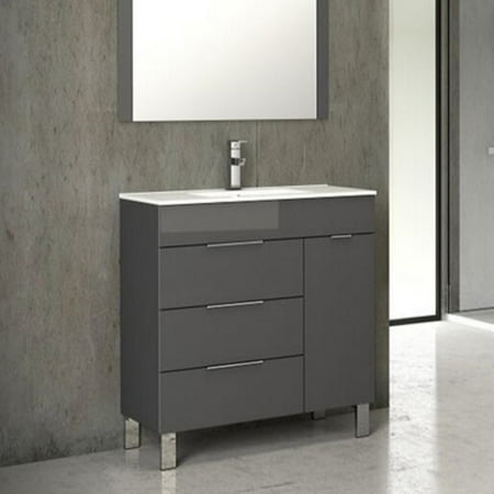 Eviva Geminis 28 In Single Bathroom Vanity Set Walmart Com