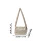 thumbnail image 4 of Bolso bandolera acolchado de nailon para mujer – Bolso cruzado de color liso para ir al trabajo, bolso pequeño de gran capacidad para guardar artículos esenciales diarios., 4 of 6