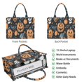 thumbnail image 2 of Large Capacity Tote Bag,Halloween Pumpkins Skulls Bats and Eyeballs Handbag Fashion Luxury Tote Bag,15.7"x13"x 5.1" Inches,Laptop Compatible, 2 of 6