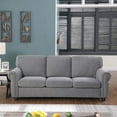 thumbnail image 4 of 3 seat sofa Chenille - Dark Grey, 4 of 5