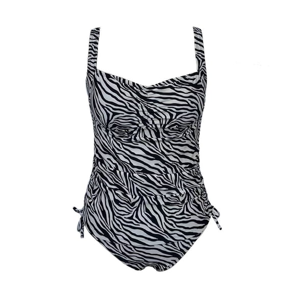 Traje de Baño Ocean Pacific para Dama Tirantes Anchos Print Multicolor Talla M 2 Piezas
