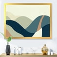 thumbnail image 3 of Designart 'Landscape With Hills Abstract Geometric Art' Modern Framed Art Print, 3 of 4