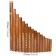 thumbnail image 2 of Pan Flute 15 Pipes G Key Panpipes Instrumento Musical Fácil De Aprender Para Principiantes Y Estudiantes Scienceny FN006072-00, 2 of 6