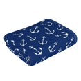 thumbnail image 3 of Kdxio Hand Towel Nautical Anchors for Bathroom Kitchen Fingertip Bath Towels 27.5 x 16 Inch Home Hotel Gym Laundry Room, 3 of 9