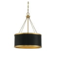 thumbnail image 5 of Black with Warm Brass Accents Six Light Pendant from the Delphi Collection, 5 of 6