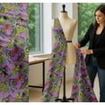 thumbnail image 5 of Soimoi Cotton Poplin Fabric Branches,Parrot & Leopard Jungle Print Fabric by the Yard 42 Inch Wide, 5 of 7