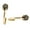 Black Spinel 3mm GF 18 gauge, variant on Half Huggie Birthstone Gold Hoop Earrings for Women Tiny Cartilage Stud Piercing Earring Hypoallergenic Earring Screw Back Dainty Hug (Amethyst 3mm/ GF 18 gauge)