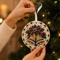 thumbnail image 4 of Christmas Ornaments DIY Pearl Art Kits for Adults,Hanging Pearl Art Christmas Ornaments Set with Pearls,Christmas Ornament Set Includes Pearls Colorful Beads And A Lanyard, 4 of 6