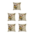 thumbnail image 2 of mmirethe Wide Application Cushion Covers For Coordinated Home Easy To Change Pillowcase kztym001-6 5Set, 2 of 6