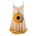 thumbnail image 4 of Elegantes vestidos de mujer Verano Impresión Casual Con cuello en V Sin mangas Mini vestido de vacaciones OAVQHLG3B Store  lin121212, 4 of 4