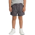 thumbnail image 6 of ITSAME Boys Girls Shorts, Cotton Frayed Hem Elastic Waist Summer Lightweight Casual Shorts Gray Size 5T, 6 of 8
