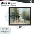 thumbnail image 4 of Stupell Industries Contemporary The Grove Impressionist Forest Black Floating Frame Canvas Art, 21 x 17, by Kim Curinga, 4 of 8