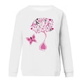 thumbnail image 4 of Rciityk Breast Cancers Shirts For Women Pinks Ribbon Sweatshirt Cancers Fight Awareness Shirt Faiths Casual Long Sleeve Tops - Fall Savings Clearance, 4 of 4