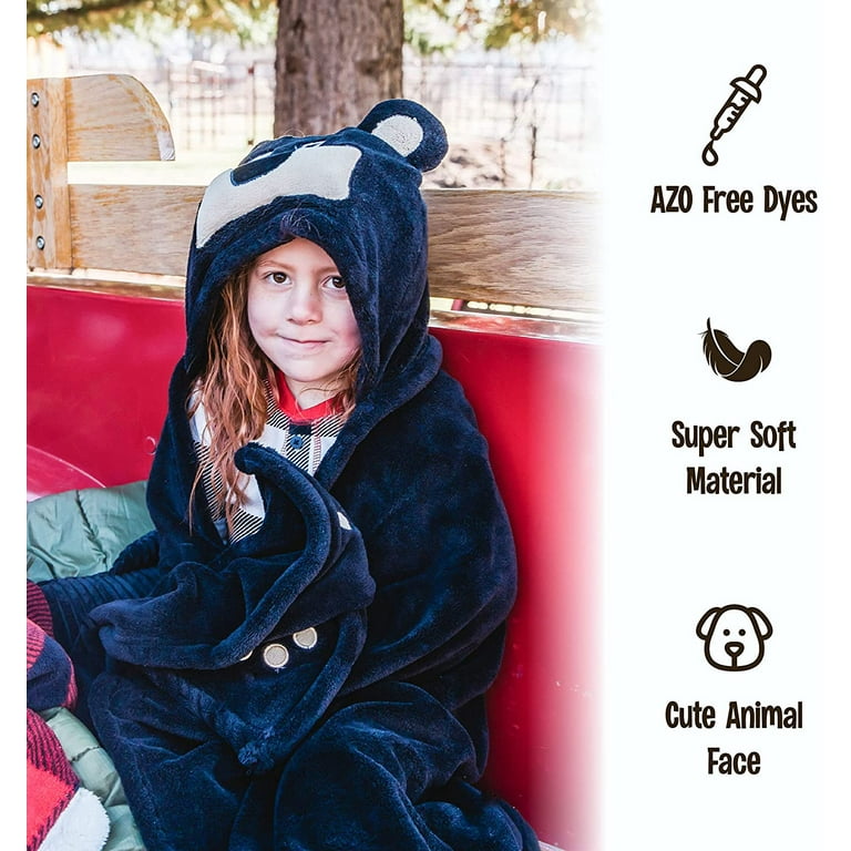 Hooded snuggle store blanket kids