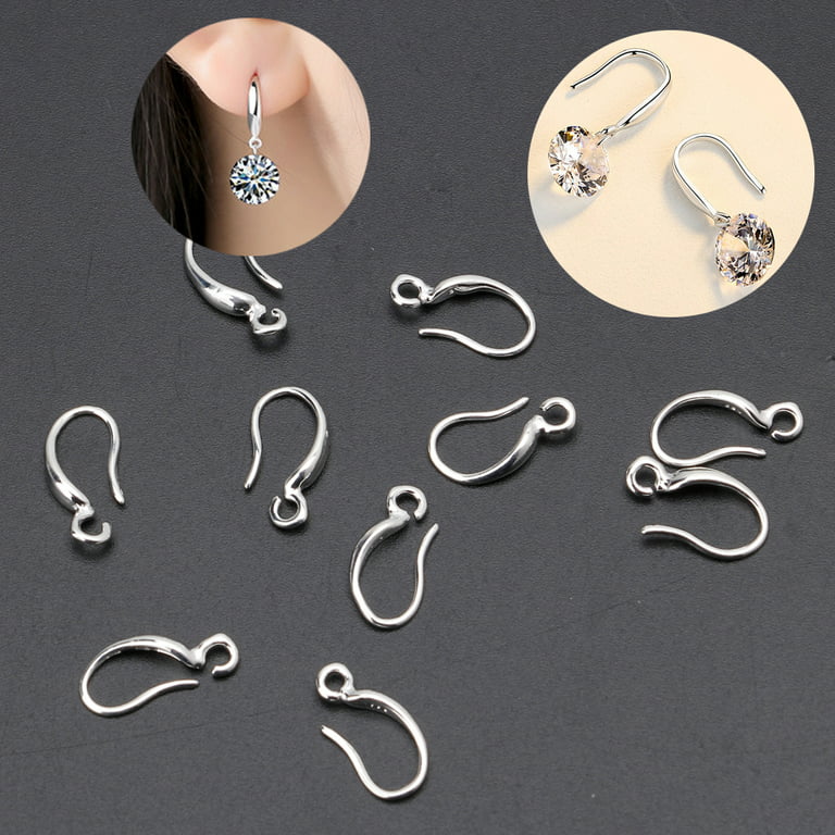 10 Pcs Earring Hooks Fish Hook Ear Wires French Wire Hook Hypoallergenic  Jewelry 
