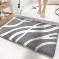 thumbnail image 1 of Microfiber Bath Mat Non Slip,Machine Wash,Absorbent Bath Rug for Bathroom and Laundry Room,16 x24 ,Grey, 1 of 7